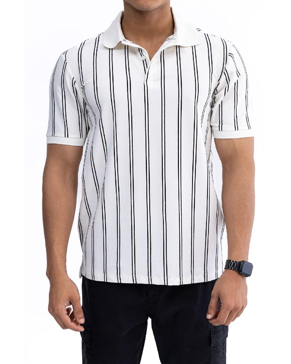 engine Men Polo Tee MT5091-00L-WHT