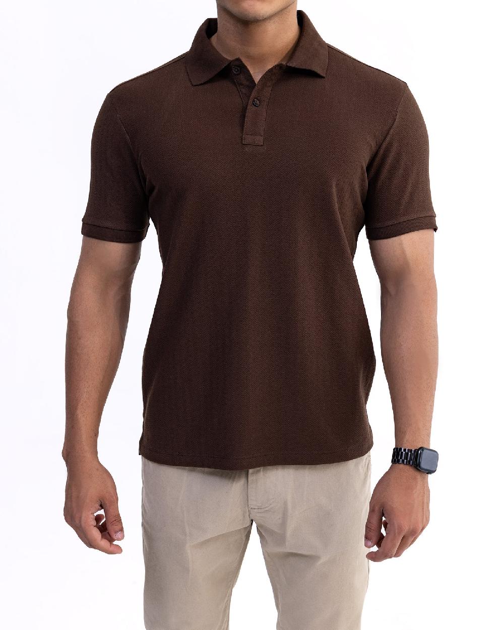 engine Men Polo Tee MT5117-00S-DBR