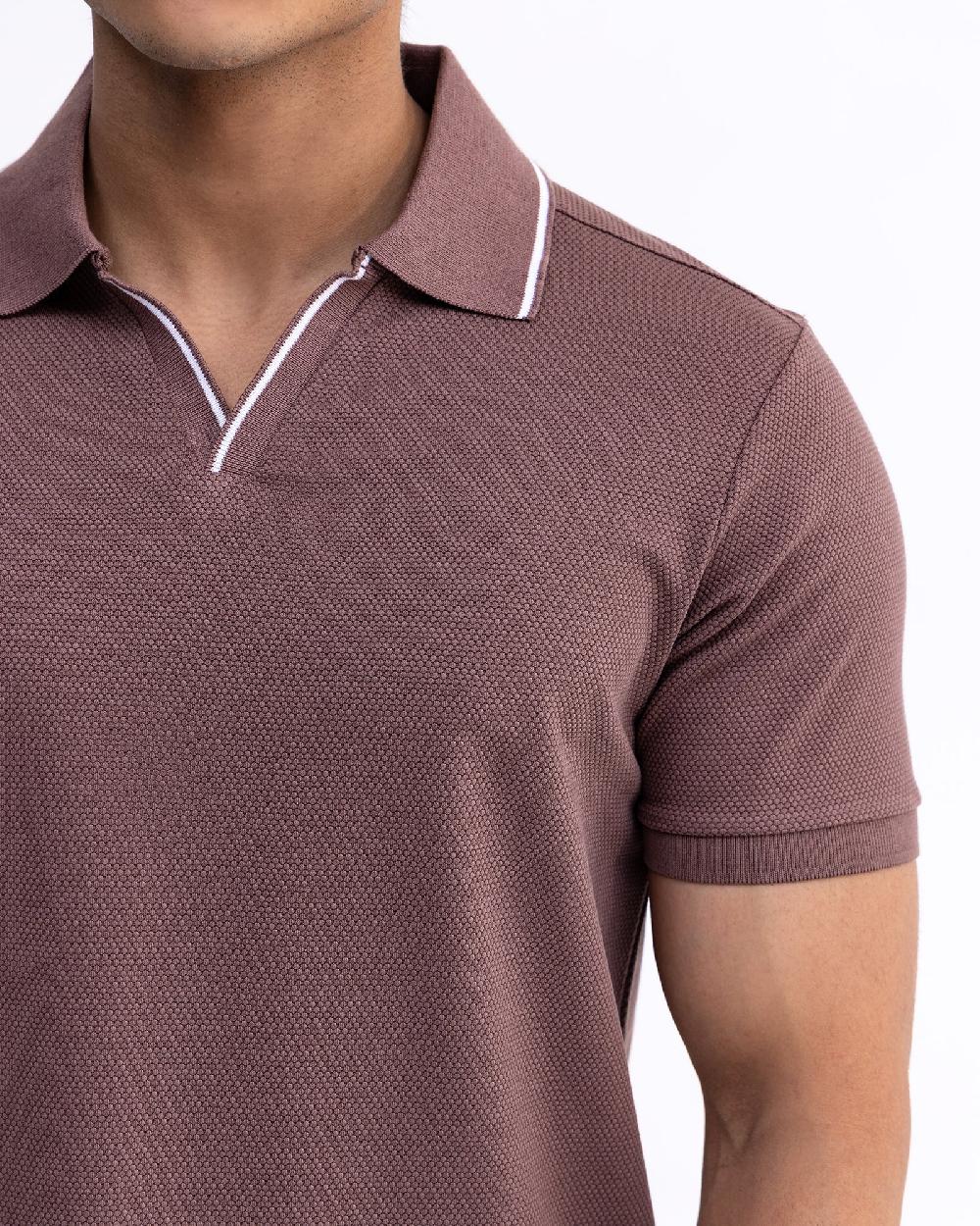 Engine Men Polo Tee MT5119-00L-BRN