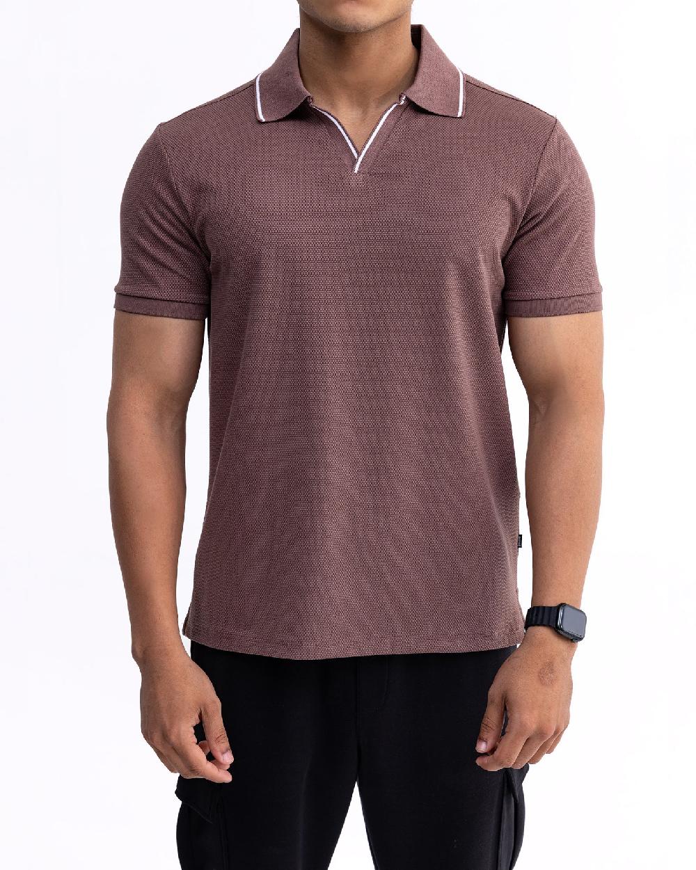 engine Men Polo Tee MT5119-00L-BRN