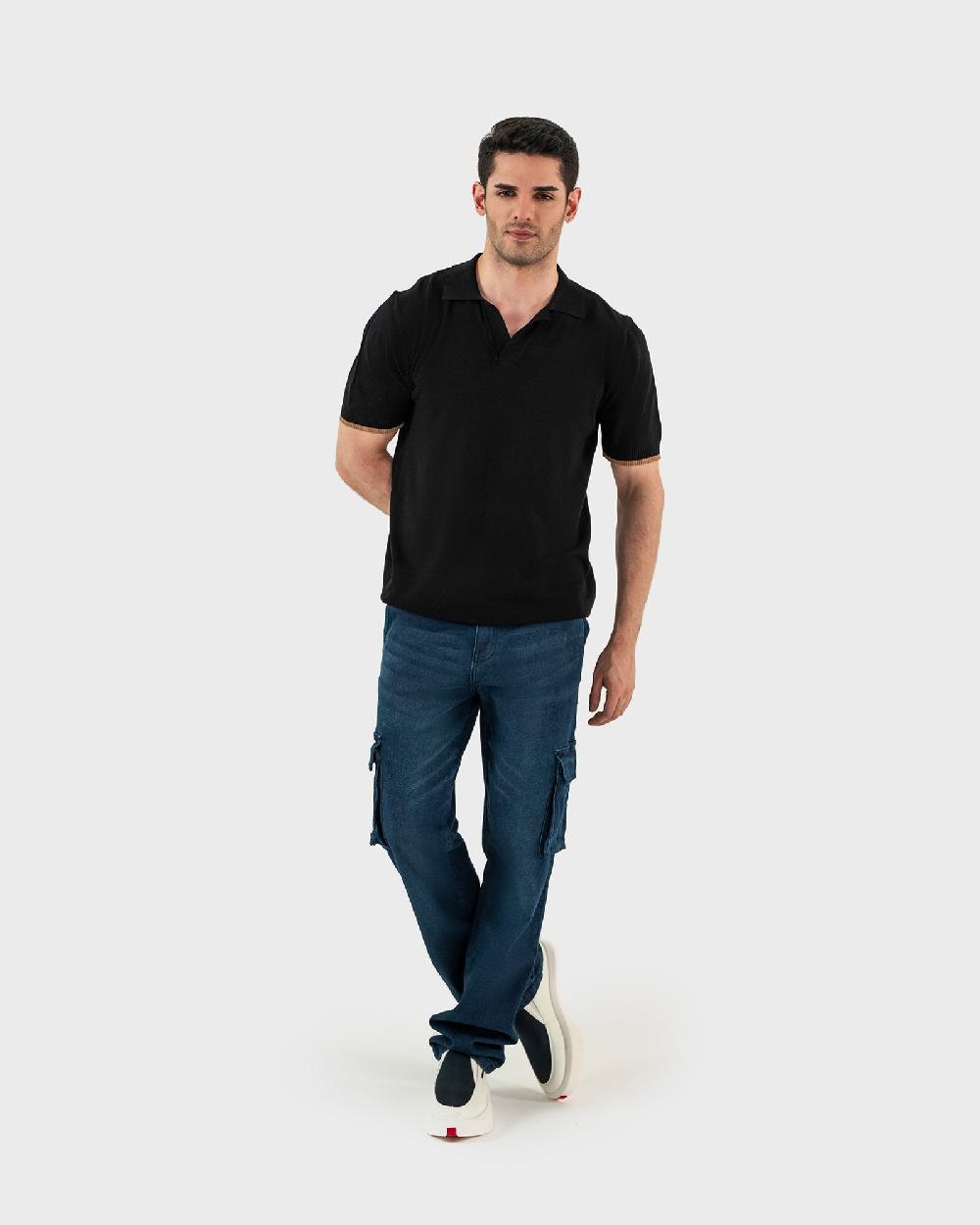 engine Men Polo Tee MT5172-00L-BLK