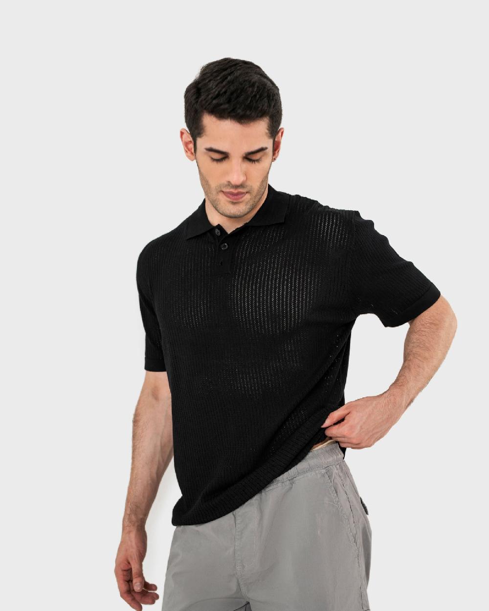 Engine Men Polo Tee MT5174-00L-BLK