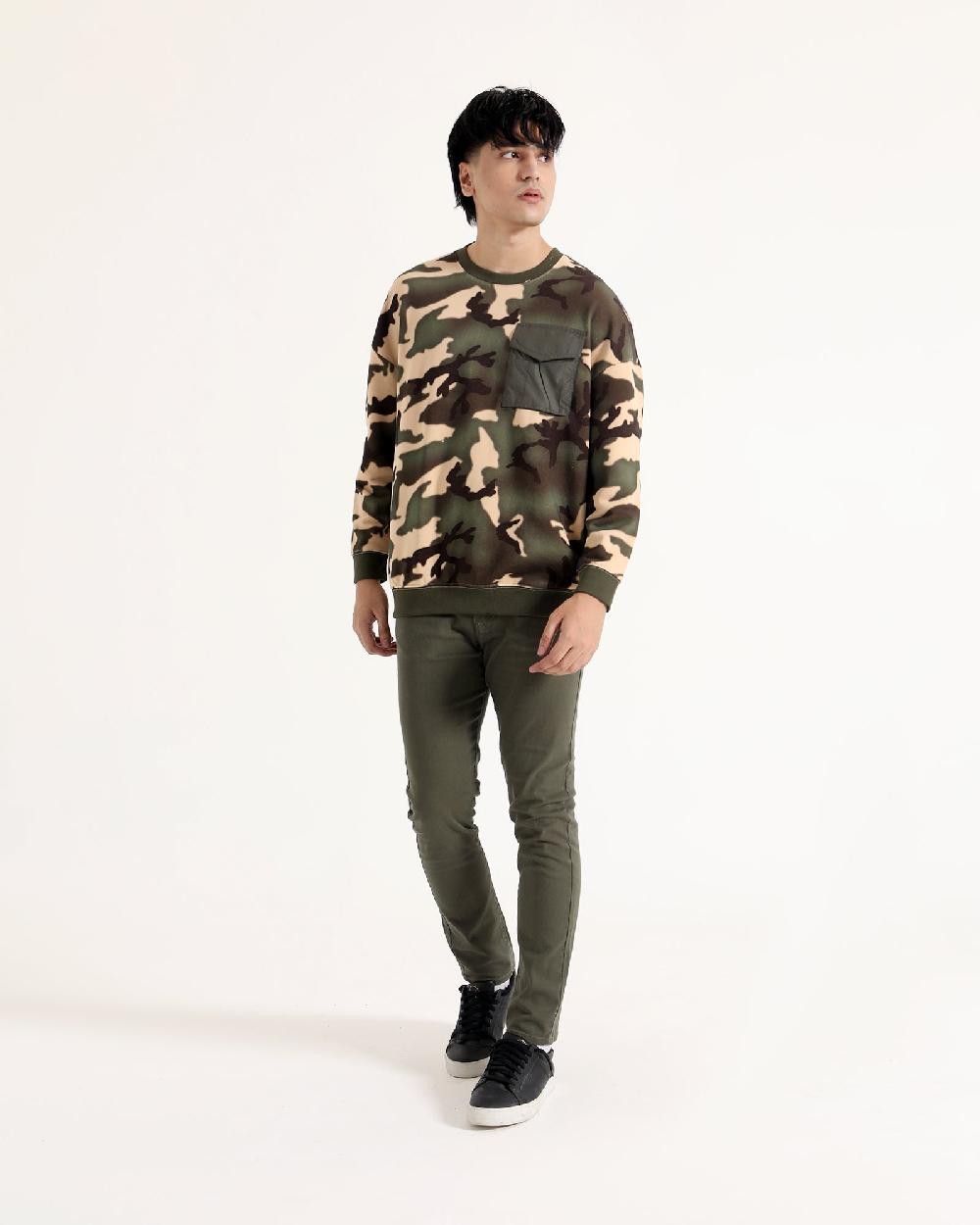 Engine Men Printed Sweatshirt MT4194-00S-CFG