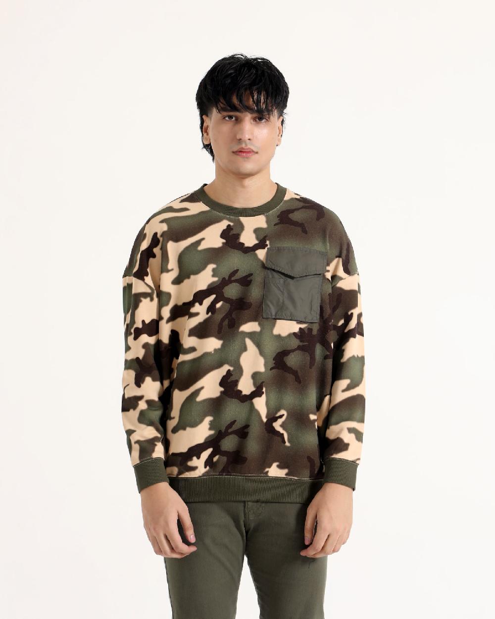 engine Men Printed Sweatshirt MT4194-00S-CFG