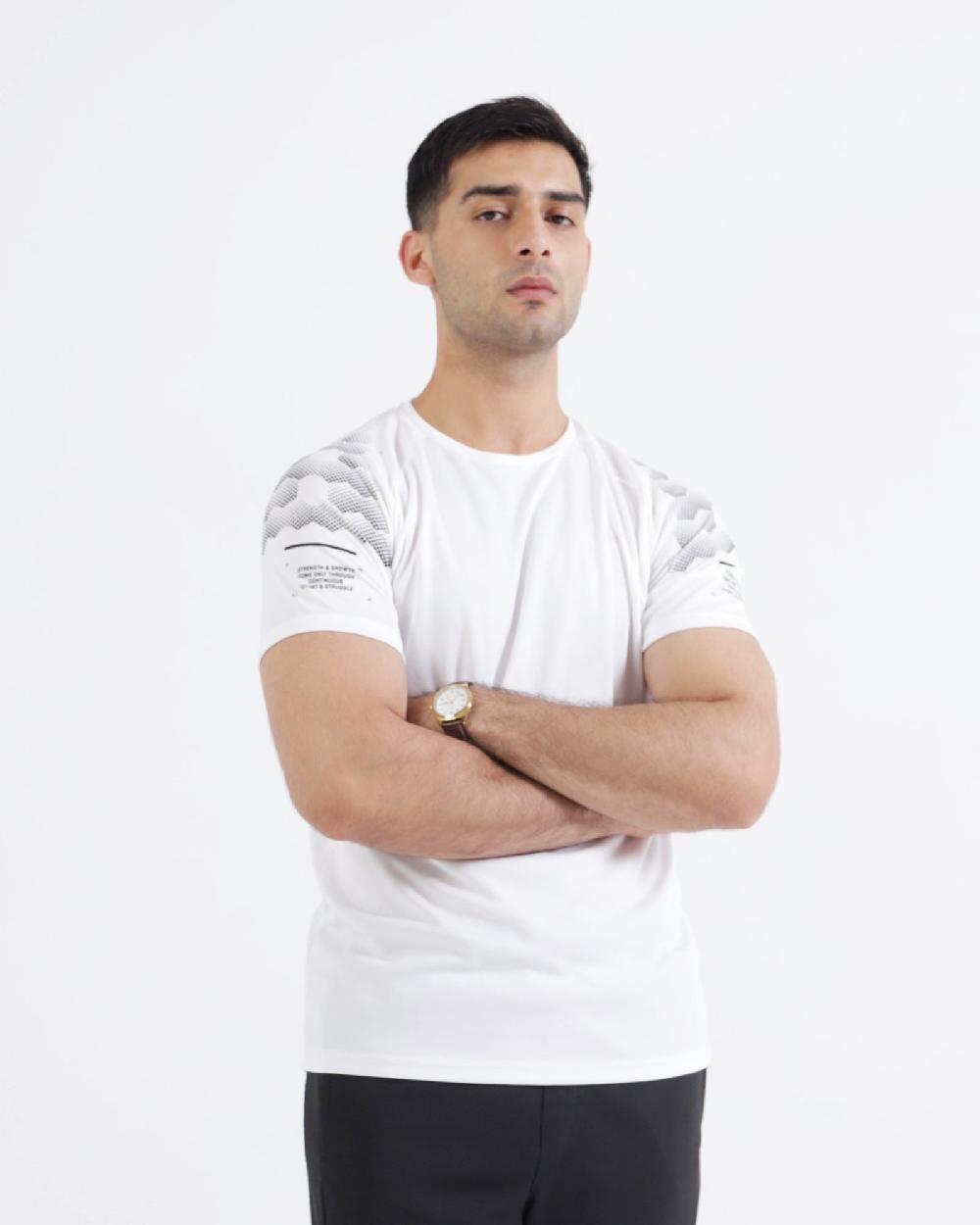 Engine Men Reglan Active Wear Tee MT4148-00S-WHT