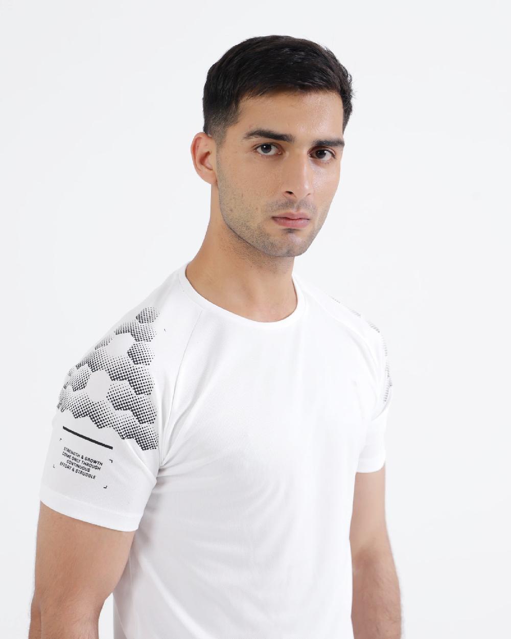 Engine Men Reglan Active Wear Tee MT4148-00S-WHT