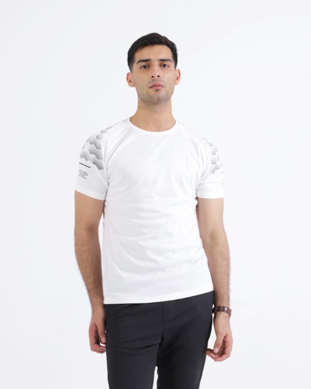 engine Men Reglan Active Wear Tee MT4148-00S-WHT