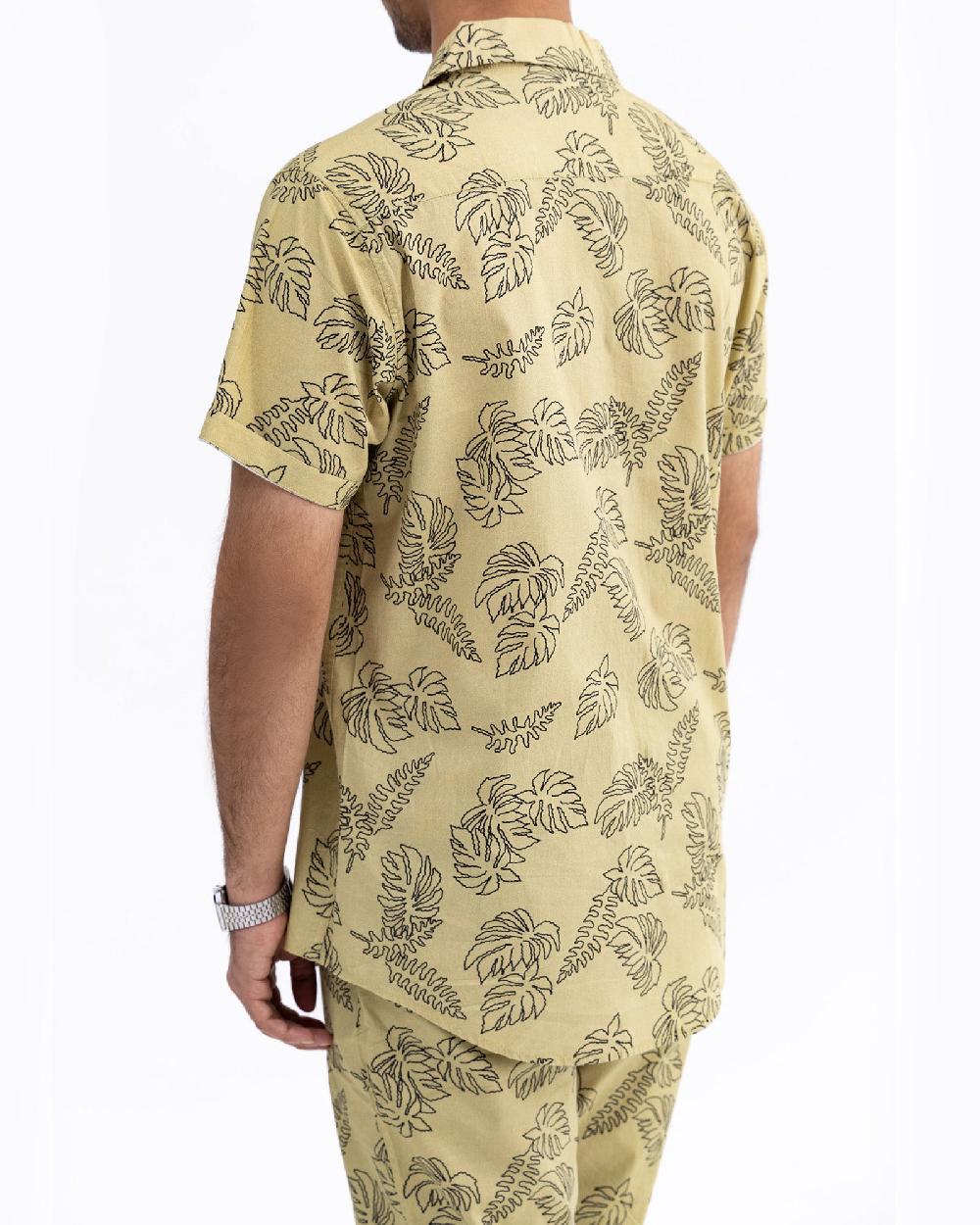 Engine Men Regular Fit Casual Shirt MC5001-00L-OLV