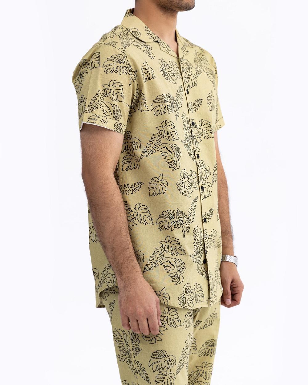 Engine Men Regular Fit Casual Shirt MC5001-00L-OLV