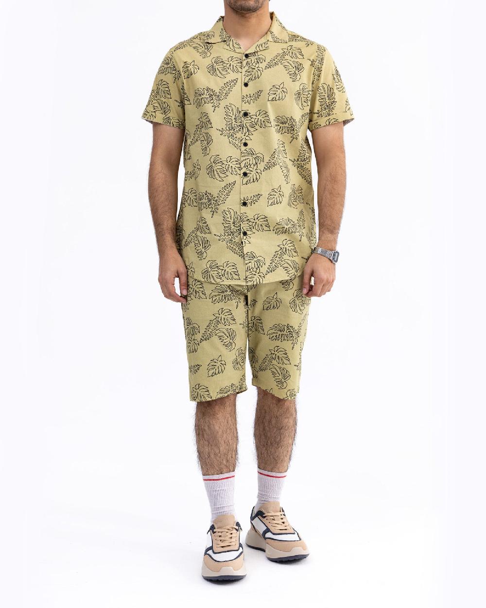 engine Men Regular Fit Casual Shirt MC5001-00L-OLV