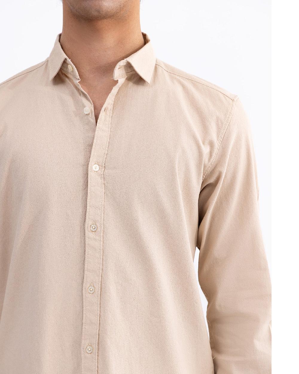 Engine Men Regular Fit Casual Shirt MC5004-00L-BGE