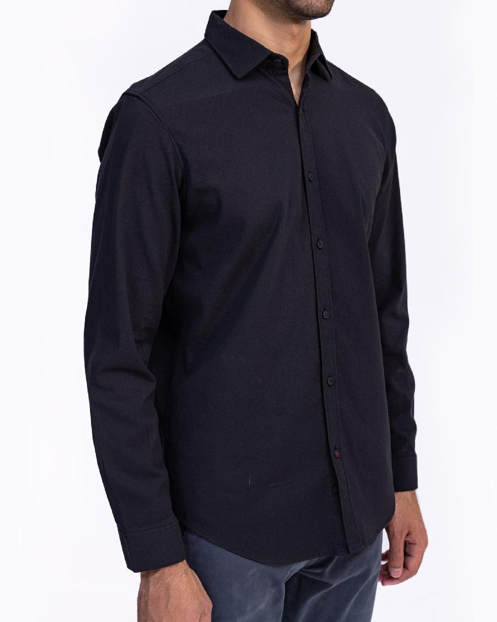 Engine Men Regular Fit Casual Shirt MC5004-00L-BLK