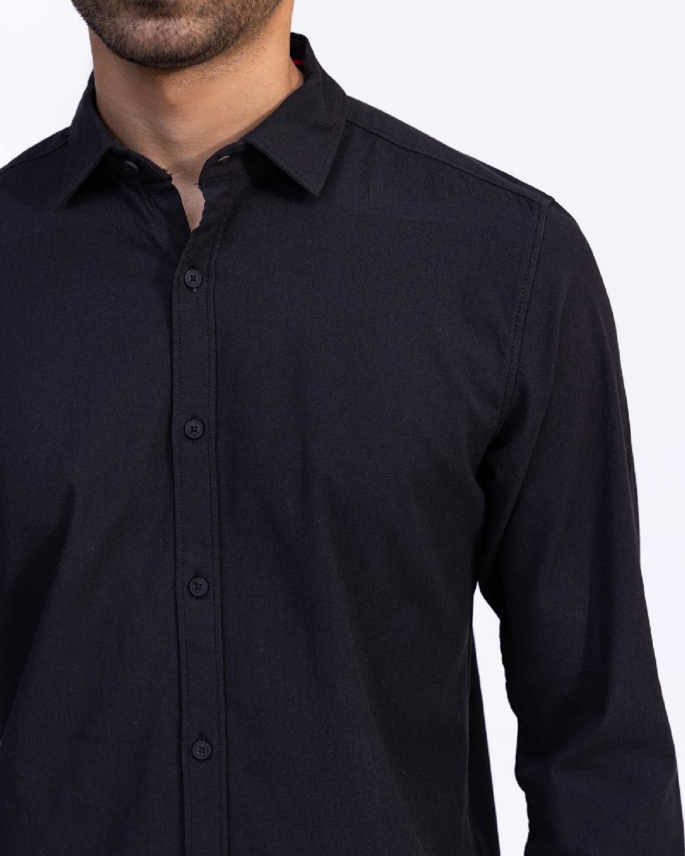 Engine Men Regular Fit Casual Shirt MC5004-00L-BLK