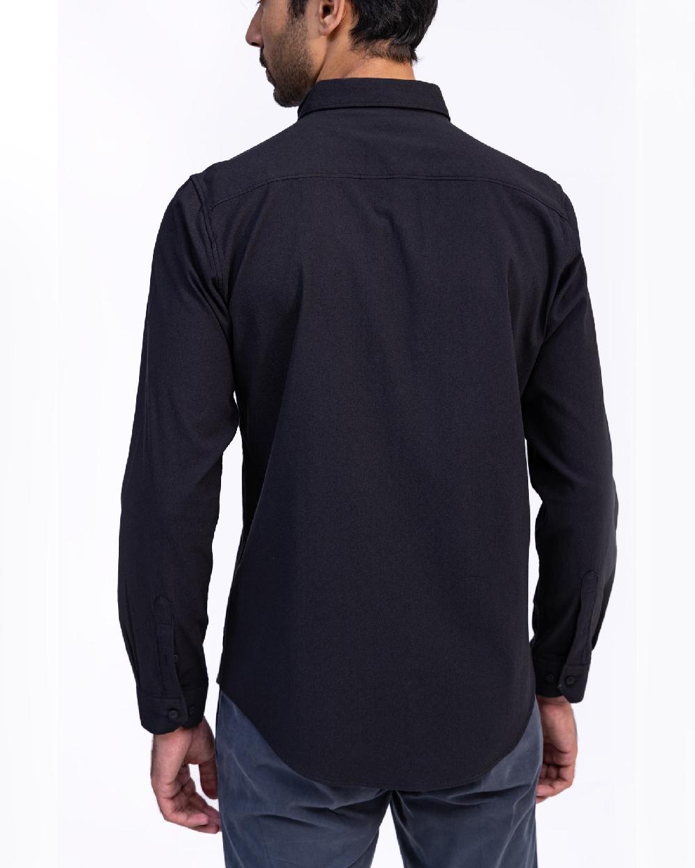 Engine Men Regular Fit Casual Shirt MC5004-00L-BLK