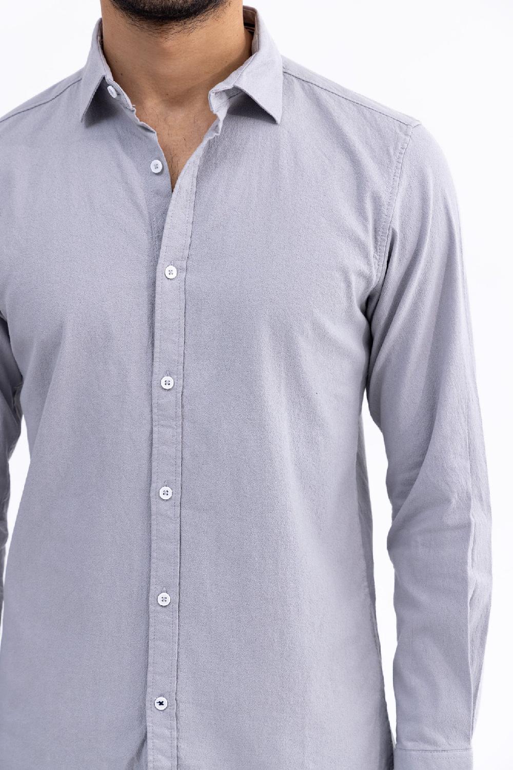 Engine Men Regular Fit Casual Shirt MC5004-00L-GRY