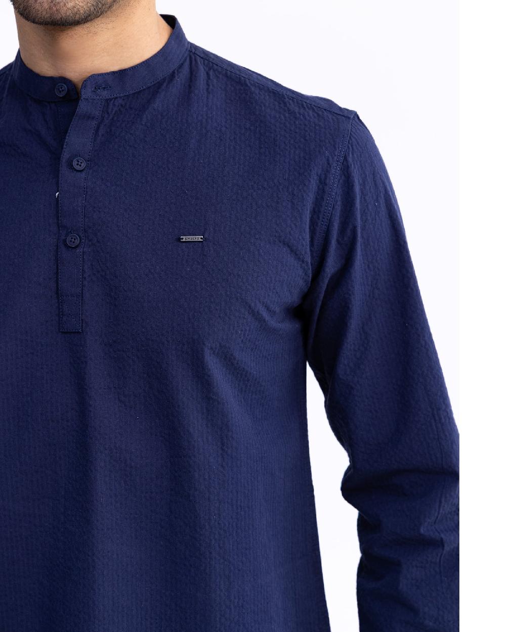 Engine Men Regular Fit Casual Shirt MC5006-00L-NVY