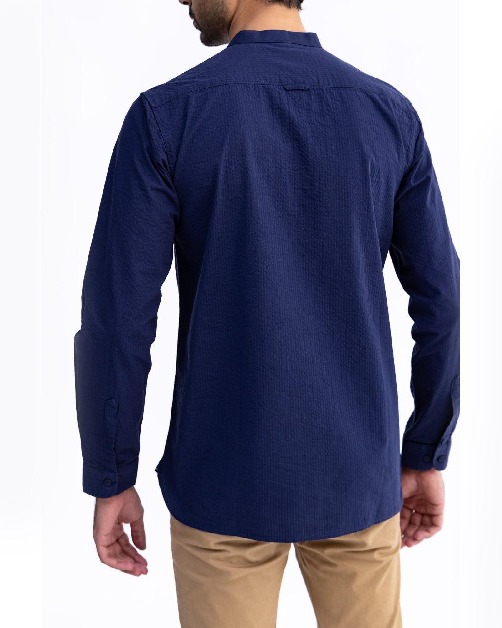 Engine Men Regular Fit Casual Shirt MC5006-00L-NVY
