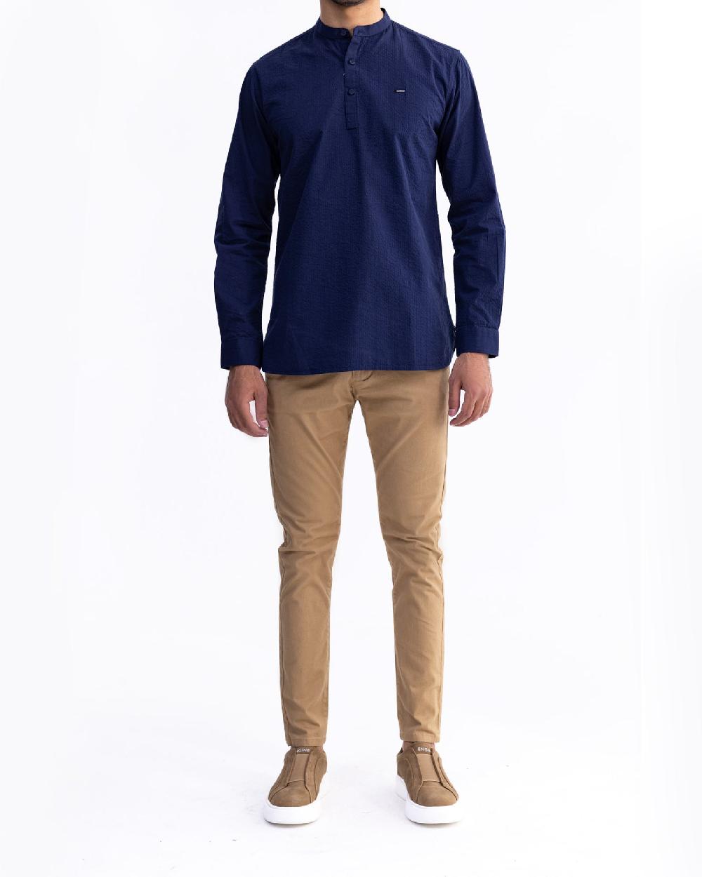 engine Men Regular Fit Casual Shirt MC5006-00L-NVY