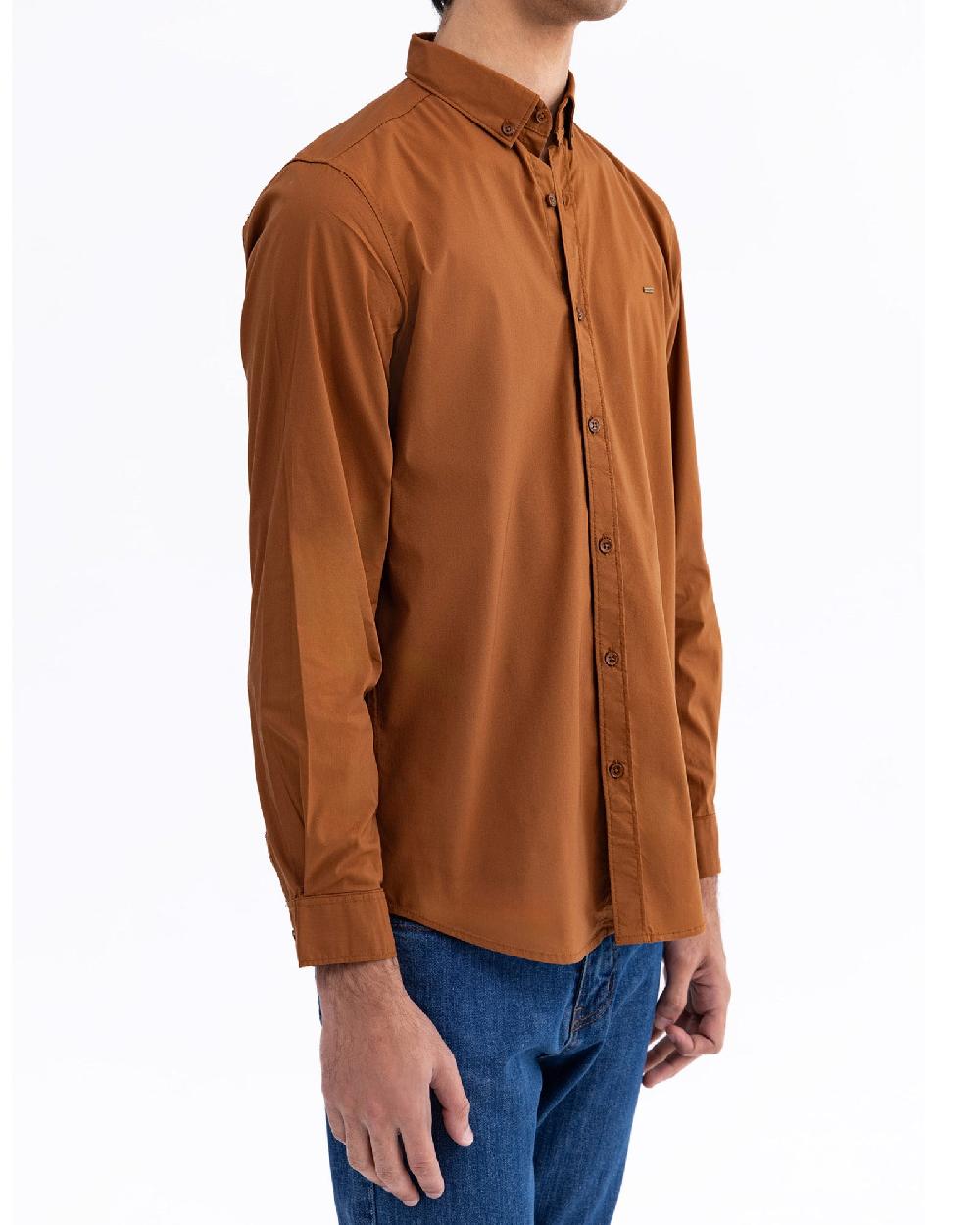 Engine Men Regular Fit Casual Shirt MC5007-00M-BRN