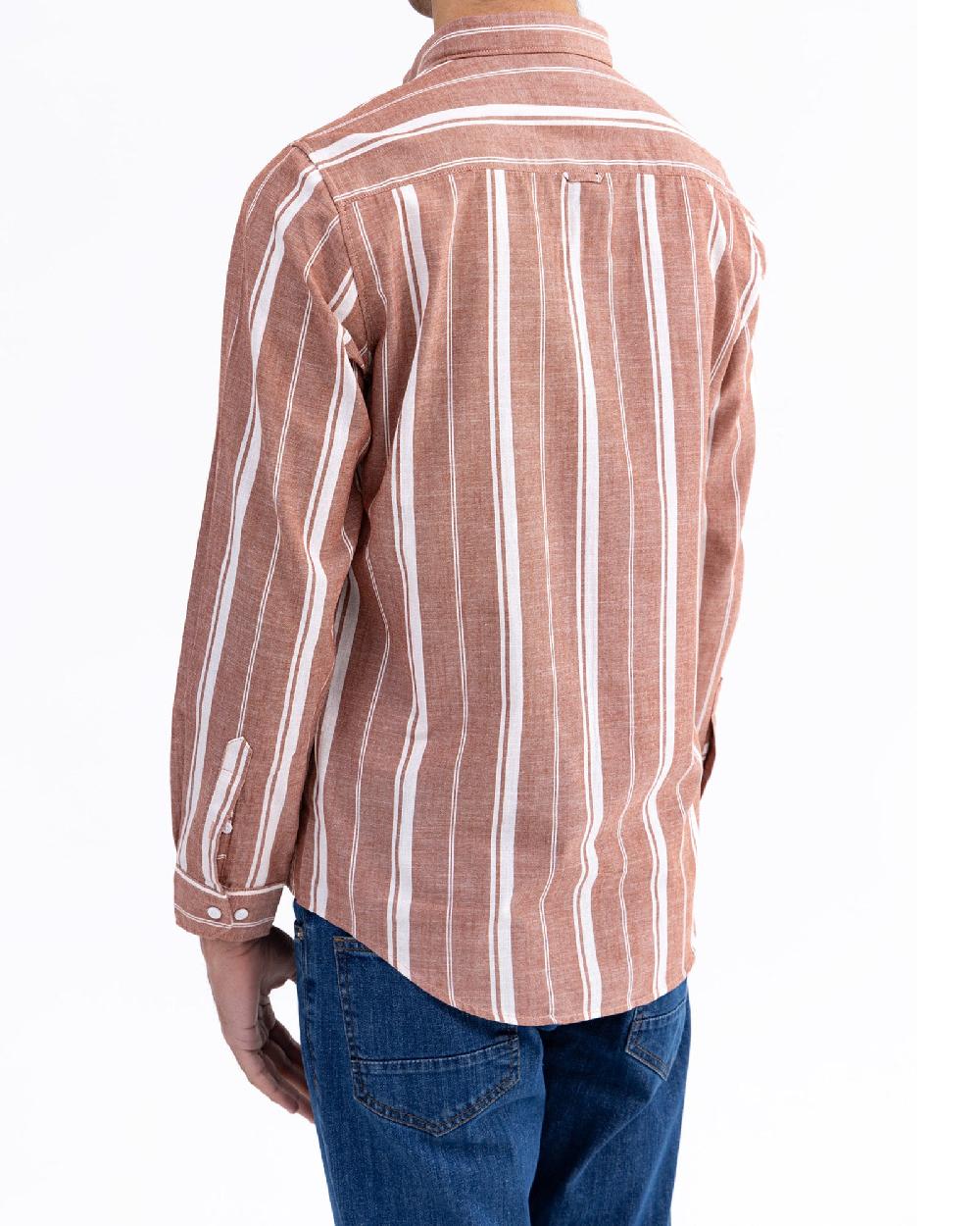Engine Men Regular Fit Casual Shirt MC5012-00L-BRN