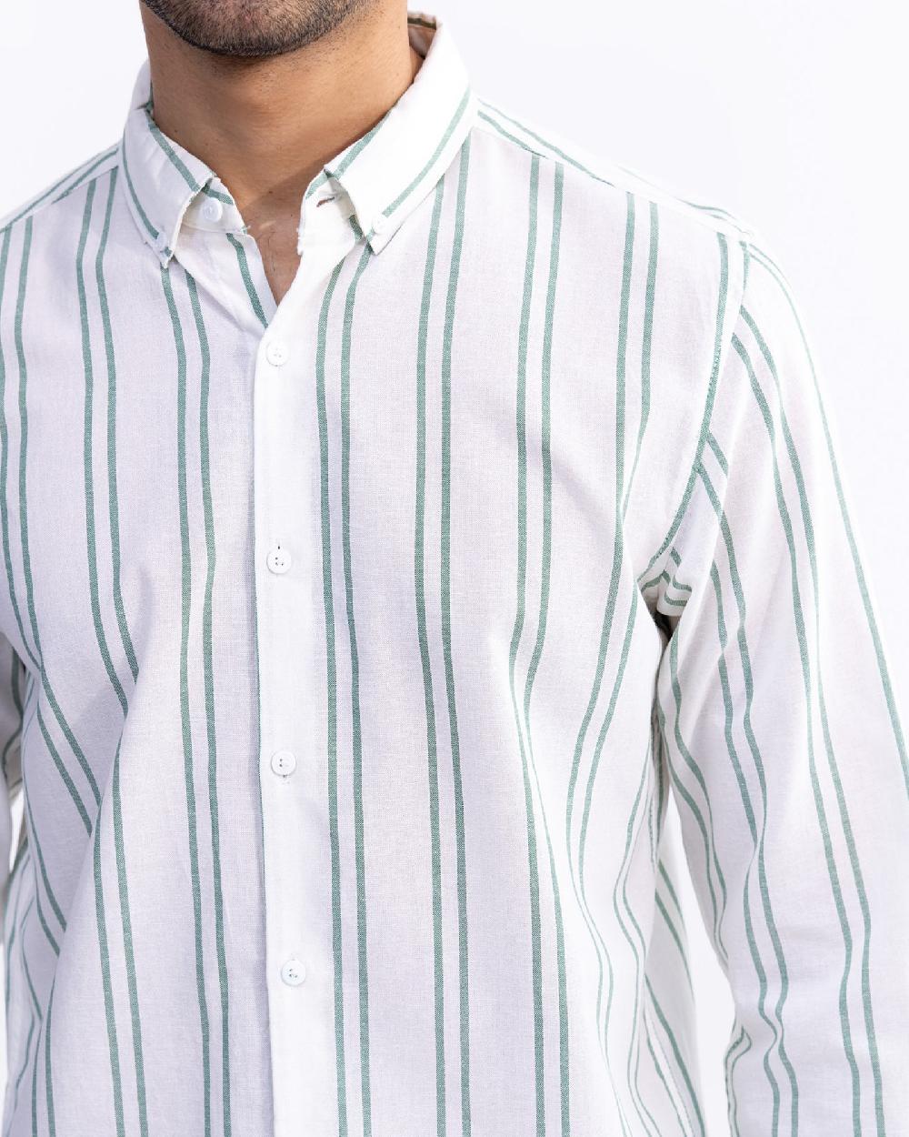 Engine Men Regular Fit Casual Shirt MC5012-00L-GRN
