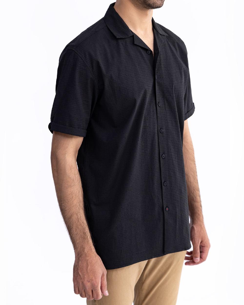 Engine Men Regular Fit Casual Shirt MC5013-00L-BLK