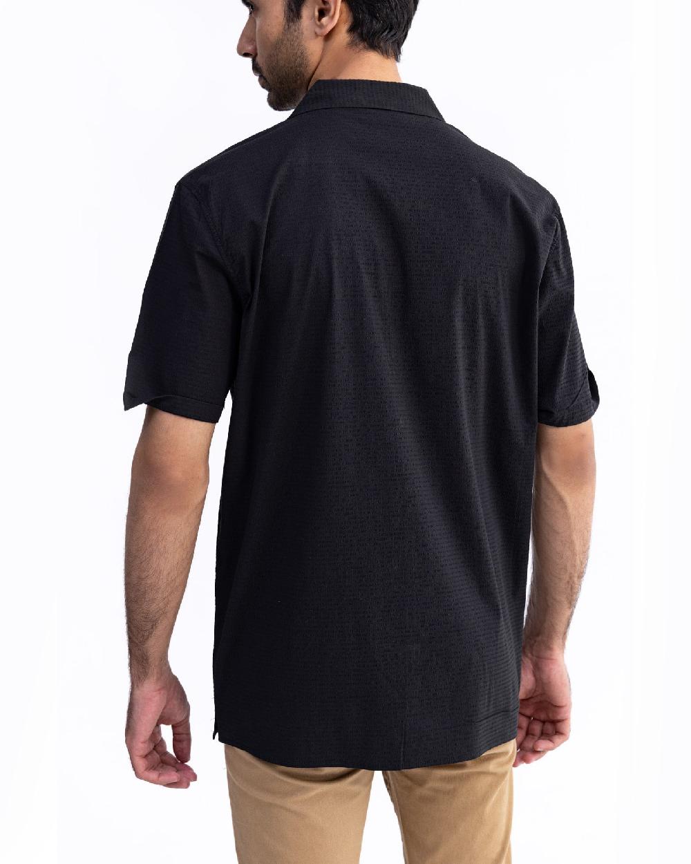 Engine Men Regular Fit Casual Shirt MC5013-00L-BLK