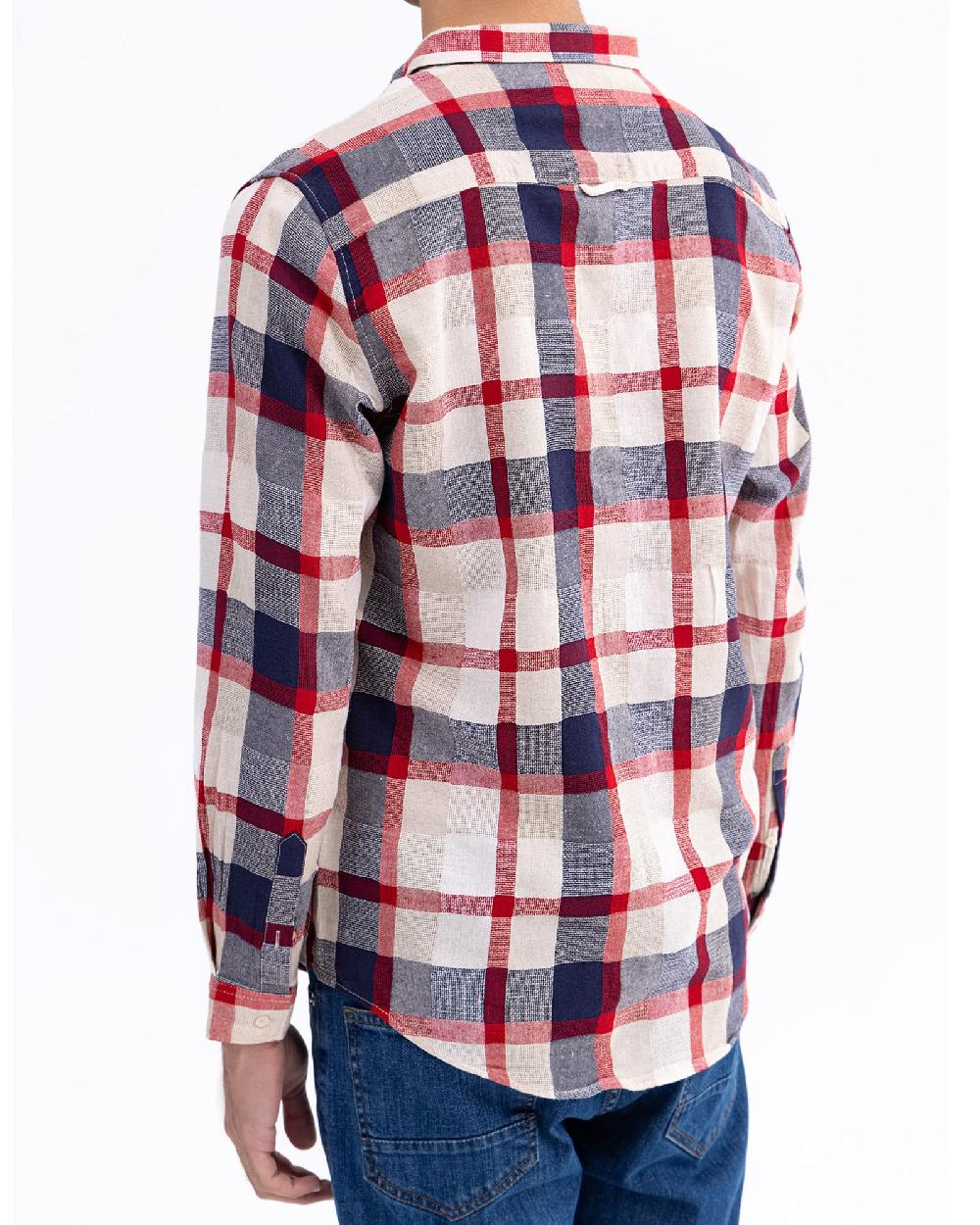 Engine Men Regular Fit Casual Shirt MC5014-00L-NVY