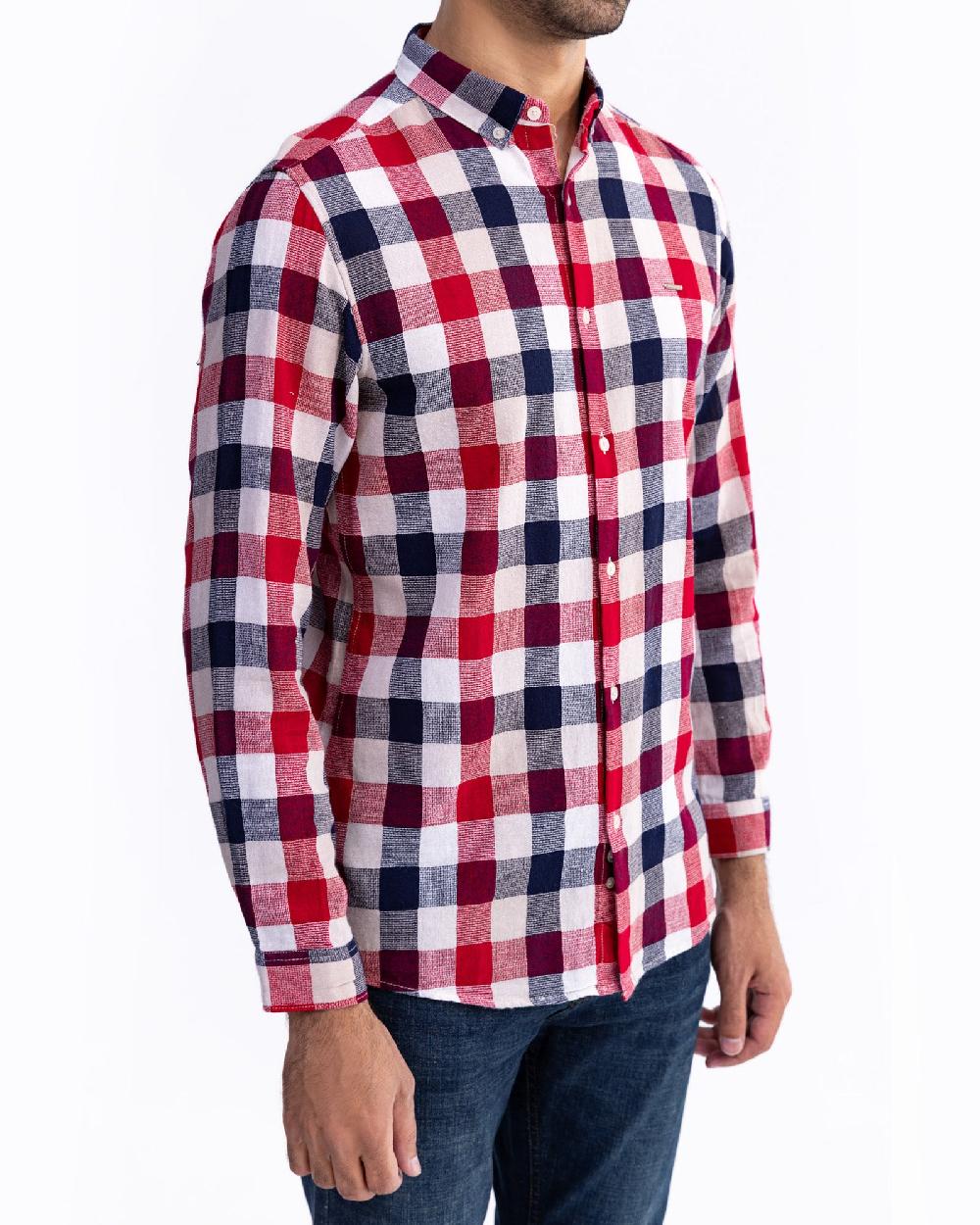 Engine Men Regular Fit Casual Shirt MC5014-00L-RED