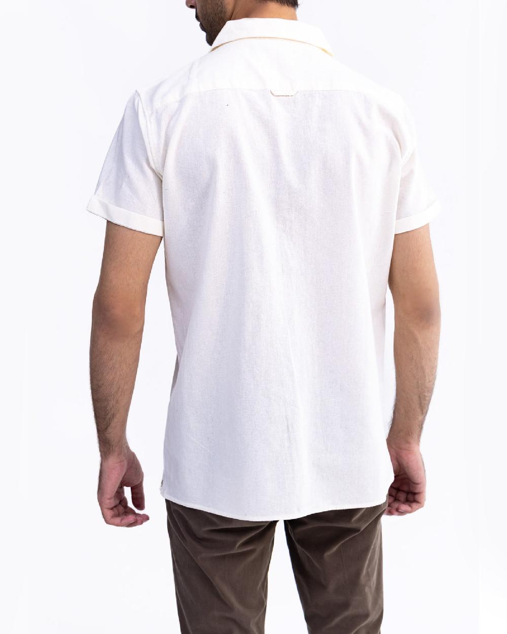 Engine Men Regular Fit Casual Shirt MC5016-00L-WHT