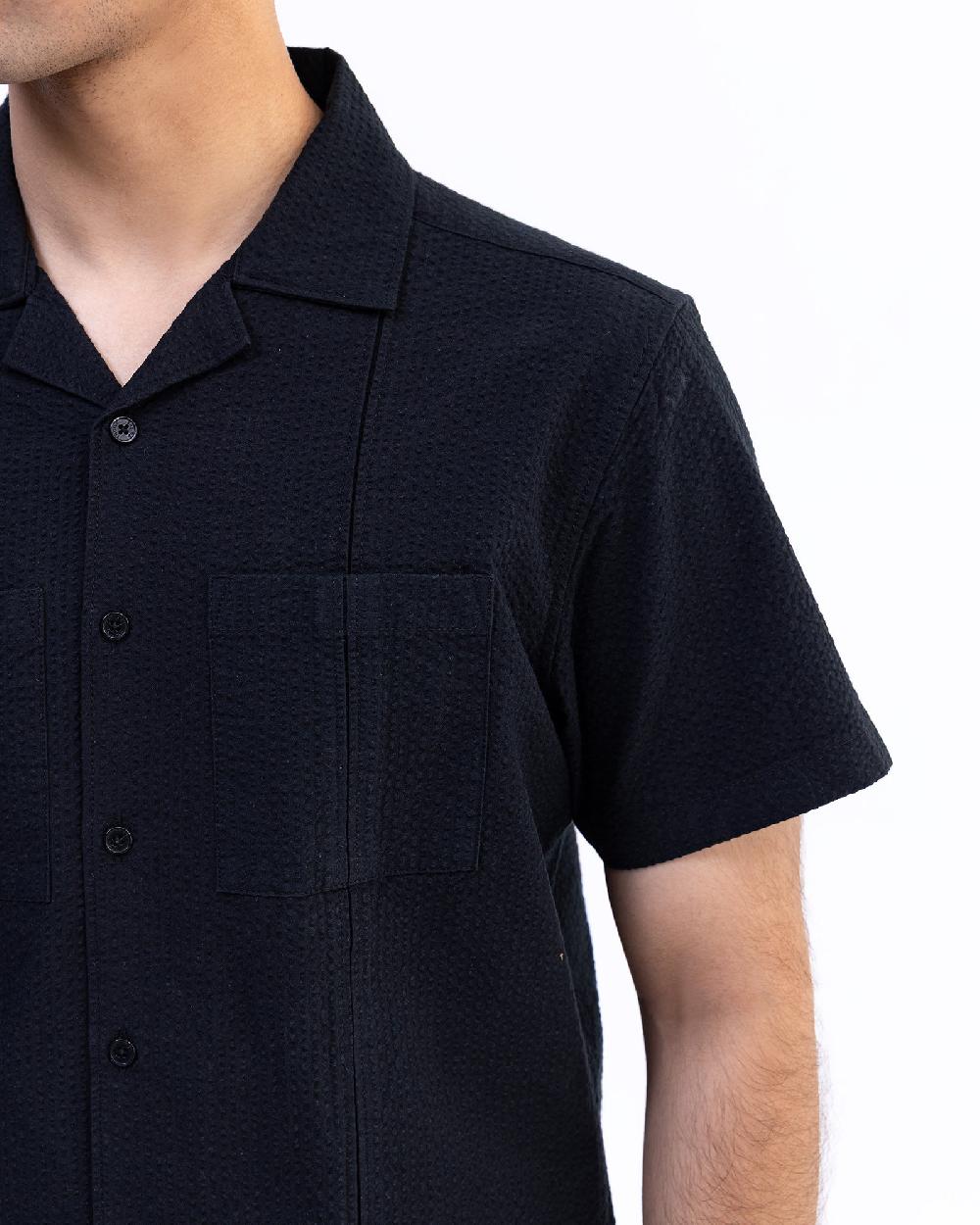 Engine Men Regular Fit Casual Shirt MC5026-00S-BLK