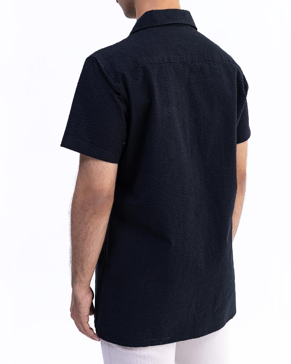 Engine Men Regular Fit Casual Shirt MC5026-00S-BLK