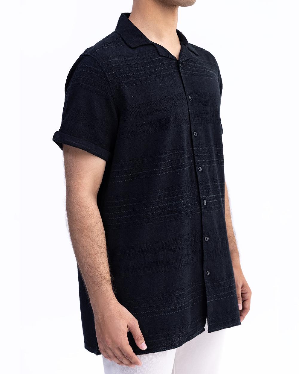 Engine Men Regular Fit Casual Shirt MC5027-00L-BLK
