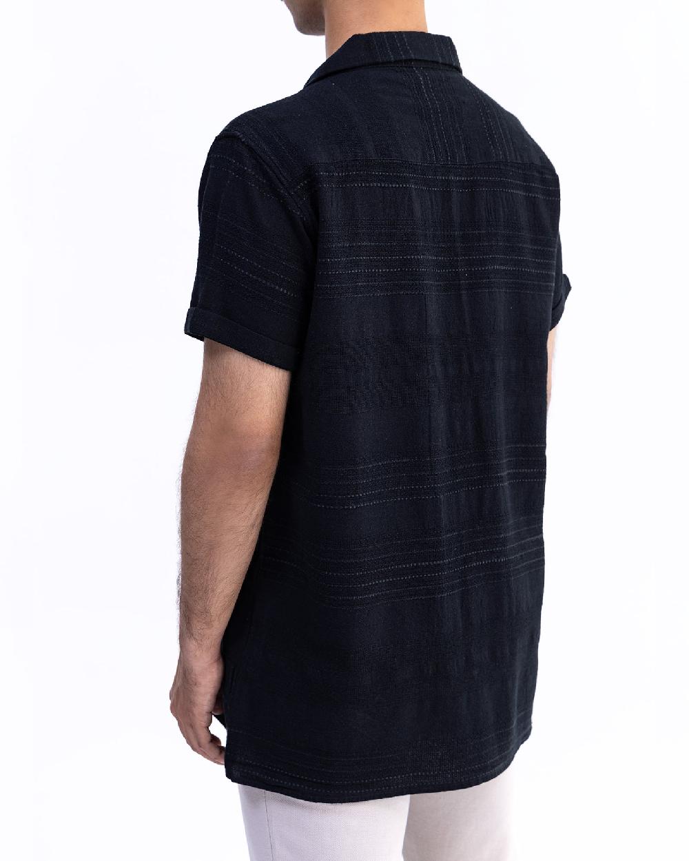 Engine Men Regular Fit Casual Shirt MC5027-00L-BLK