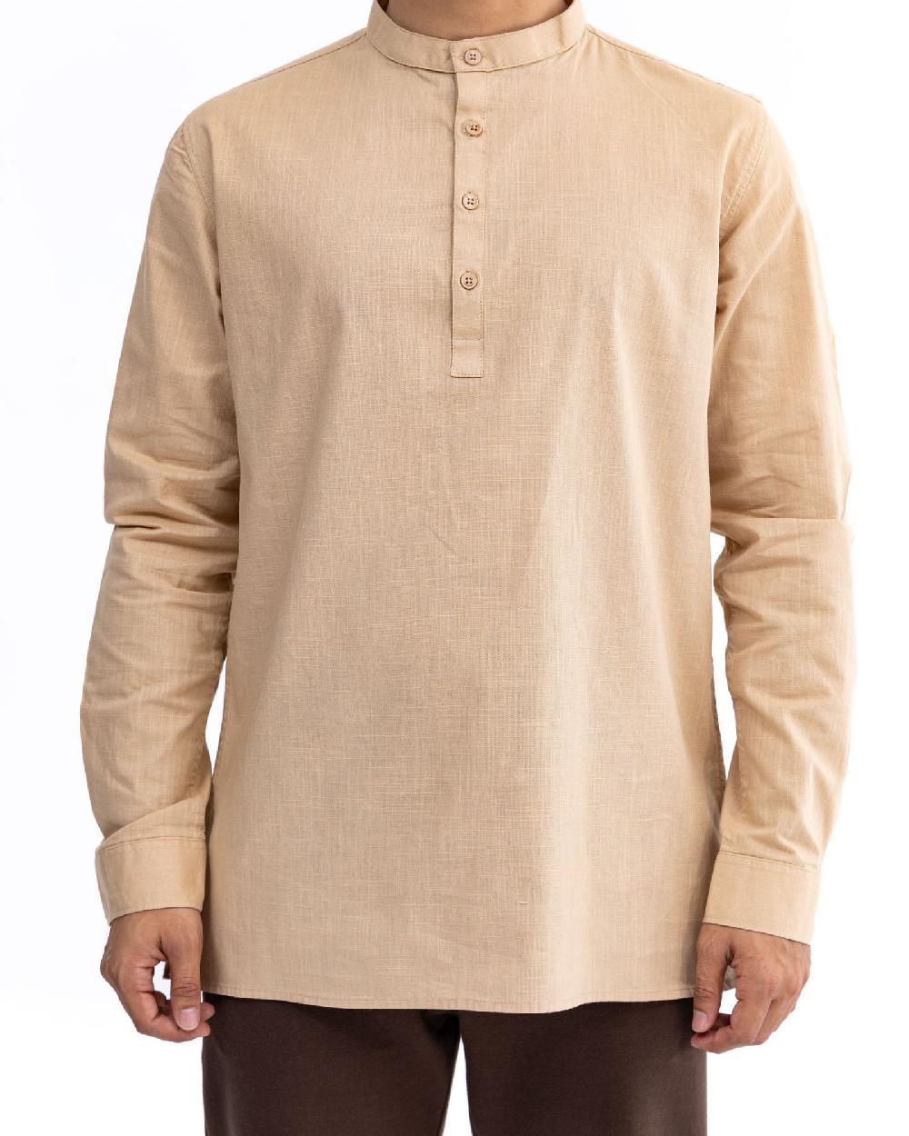 engine Men Regular Fit Casual Shirt MC5029-00L-BGE