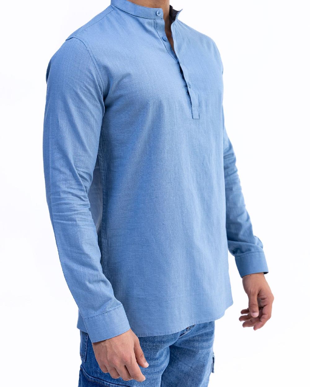 Engine Men Regular Fit Casual Shirt MC5029-00L-BLU