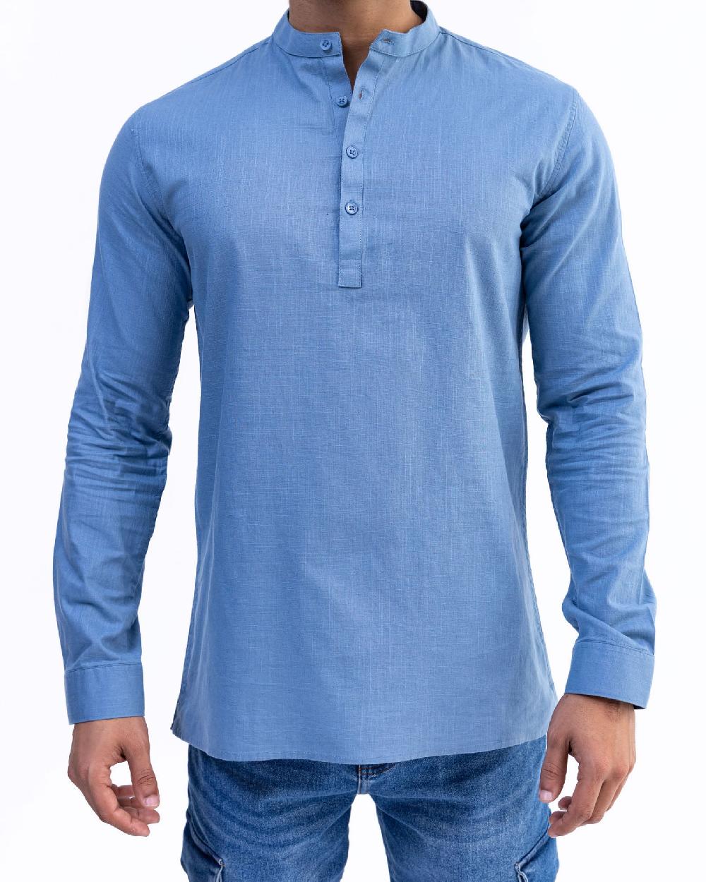 engine Men Regular Fit Casual Shirt MC5029-00L-BLU