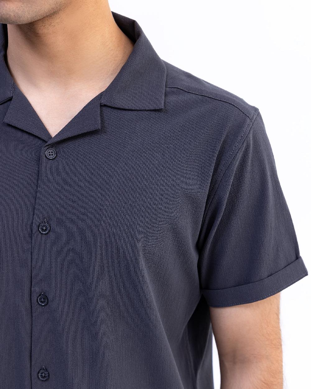 Engine Men Regular Fit Casual Shirt MC5030-00L-DGY