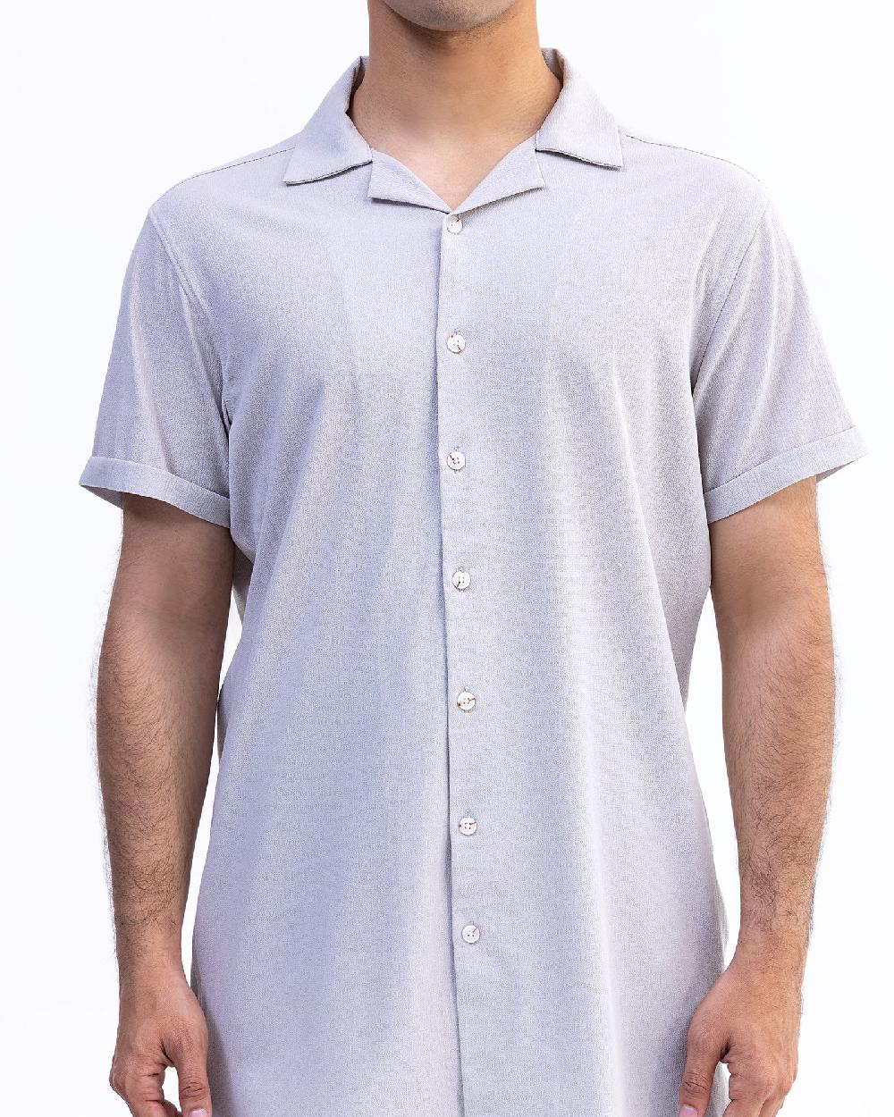 engine Men Regular Fit Casual Shirt MC5030-00L-GRY