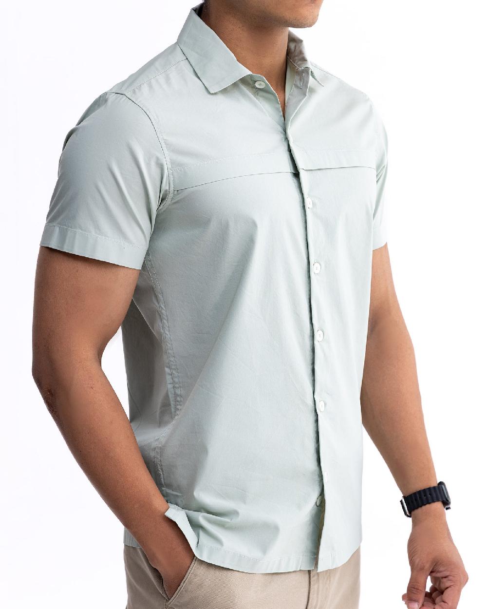 Engine Men Regular Fit Casual Shirt MC5033-00L-SGR