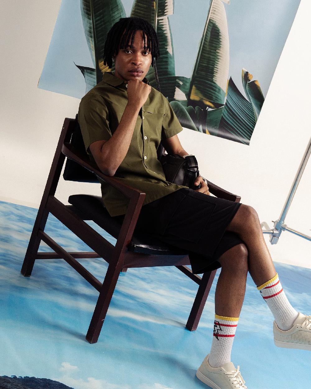 Engine Men Regular Fit Casual Shirt MC5033-00M-OLV