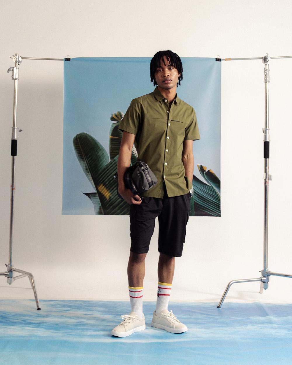 engine Men Regular Fit Casual Shirt MC5033-00M-OLV