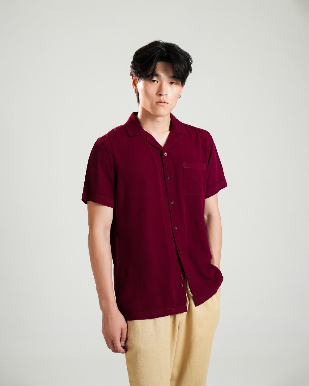 Engine Men Regular Fit Casual Shirt MC5039-00L-MRN