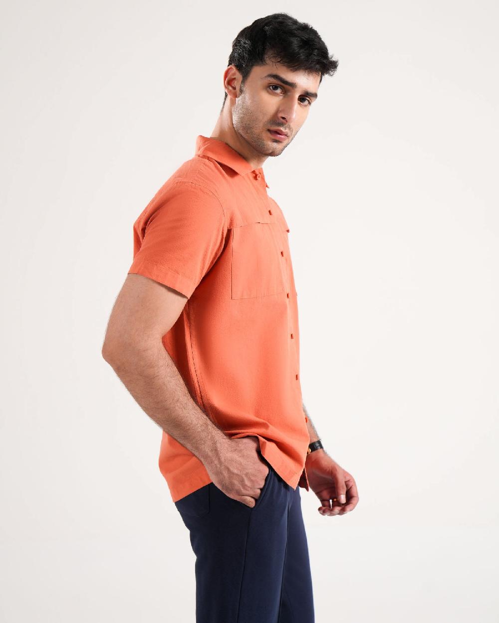 Engine Men Regular Fit Casual Shirt MC5043-00L-RST