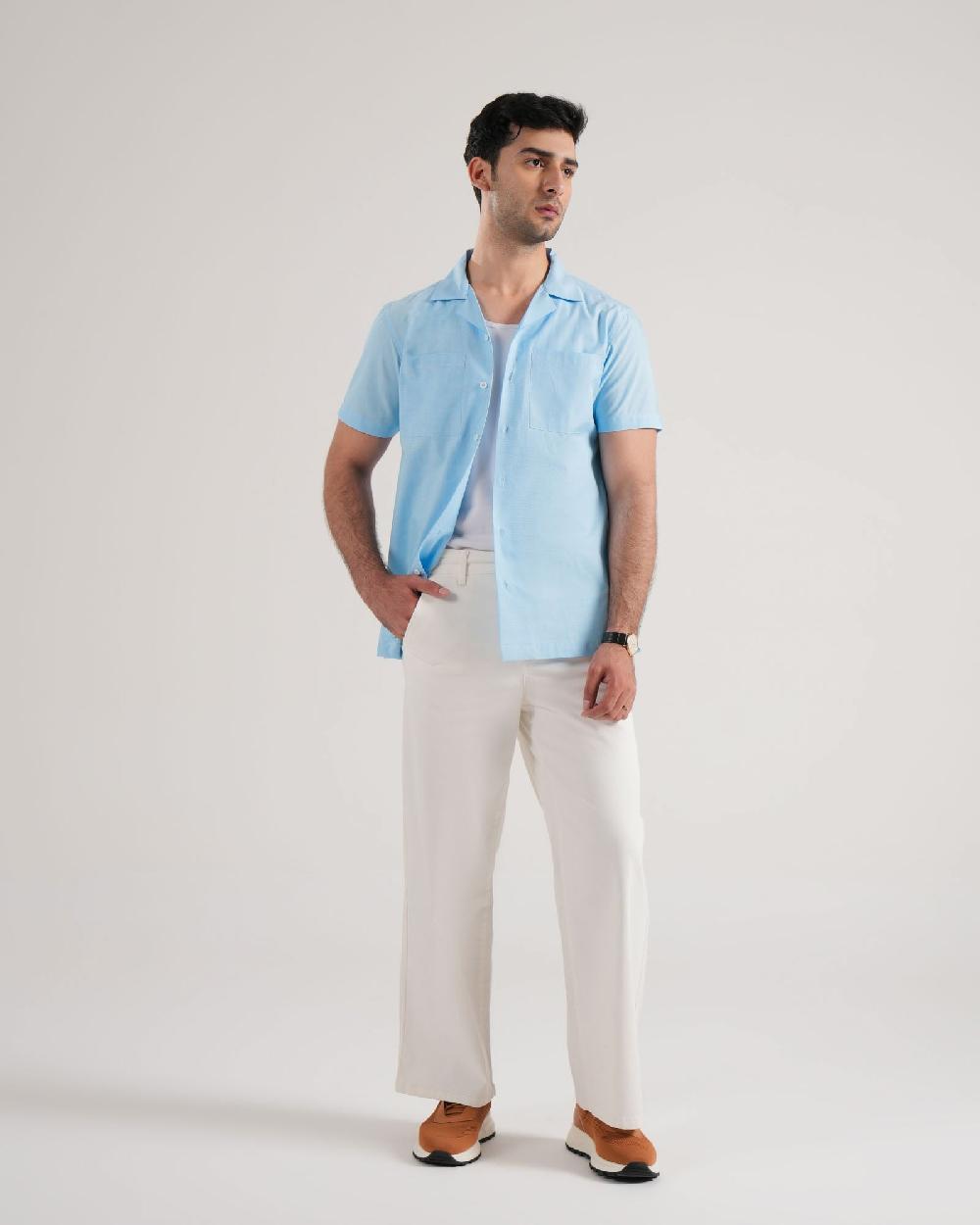 Engine Men Regular Fit Casual Shirt MC5046-00L-LBL