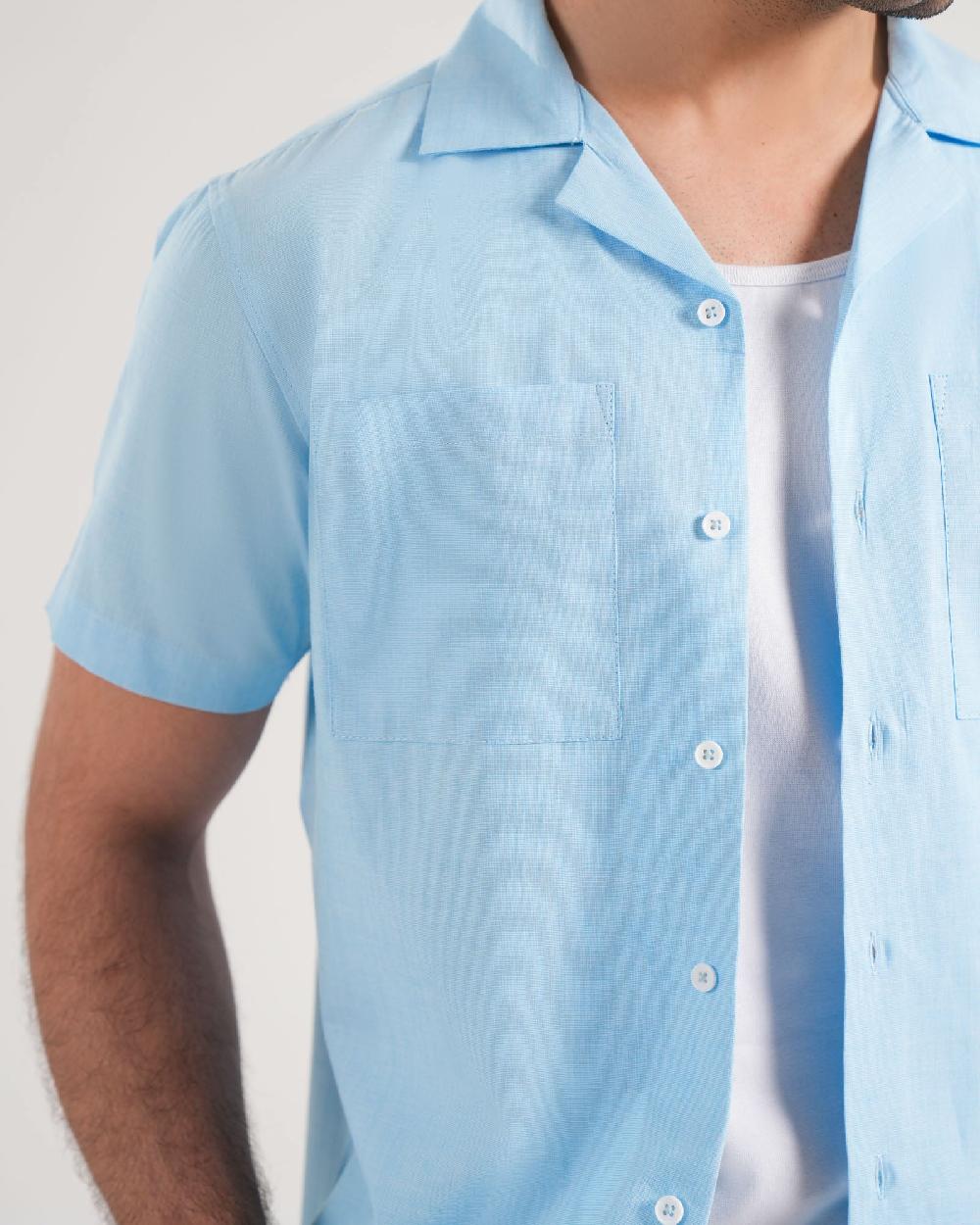 Engine Men Regular Fit Casual Shirt MC5046-00L-LBL