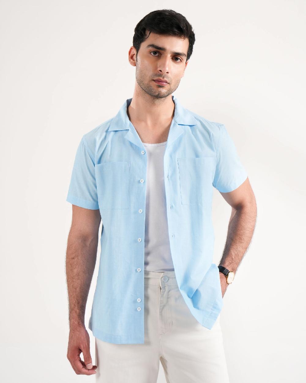 engine Men Regular Fit Casual Shirt MC5046-00L-LBL