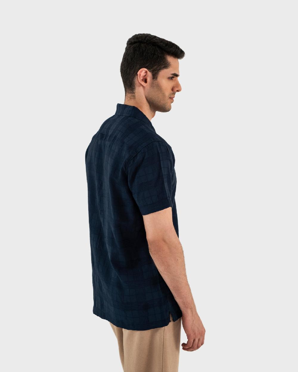 Engine Men Regular Fit Casual Shirt MC5049-00S-NVY