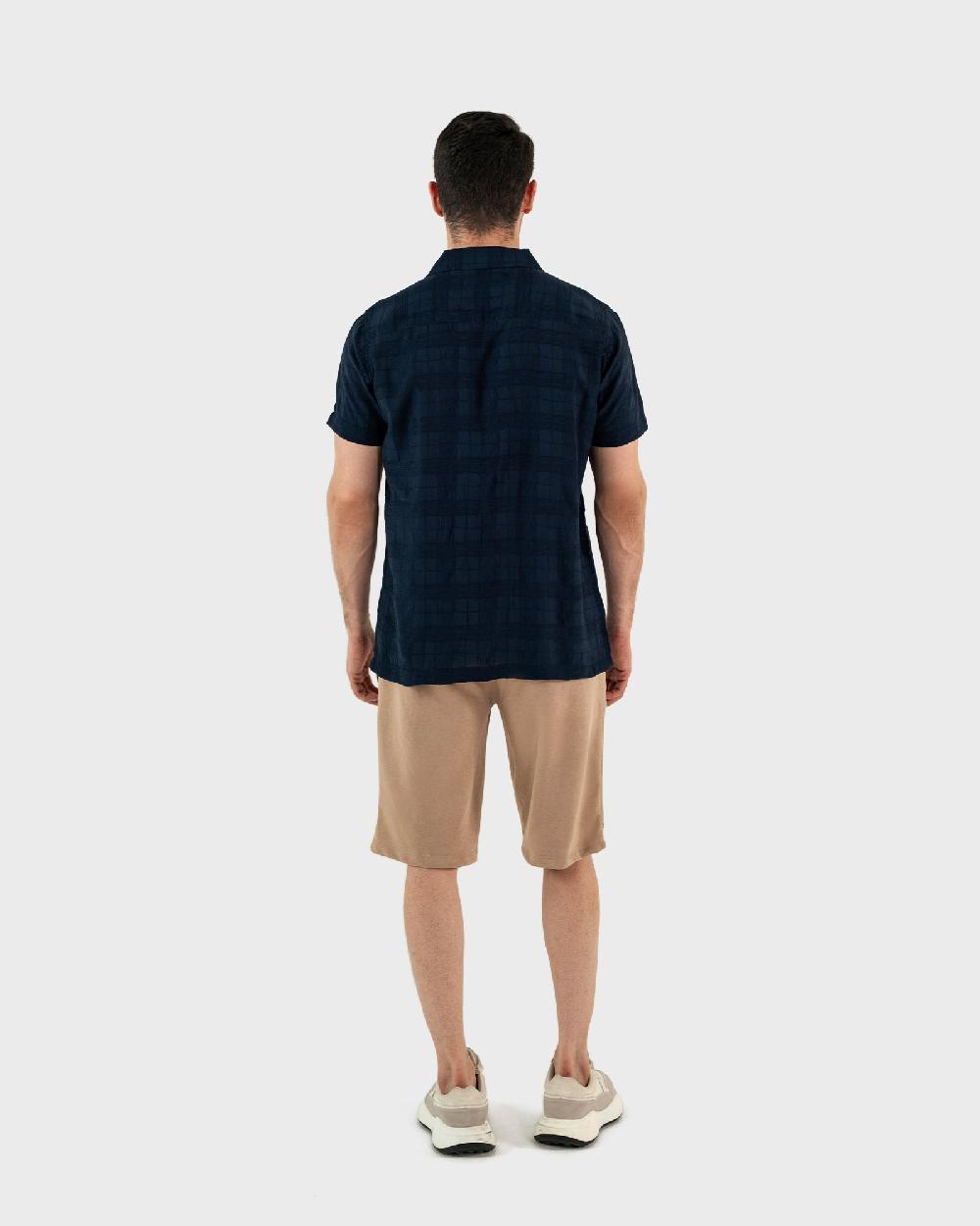 Engine Men Regular Fit Casual Shirt MC5049-00S-NVY