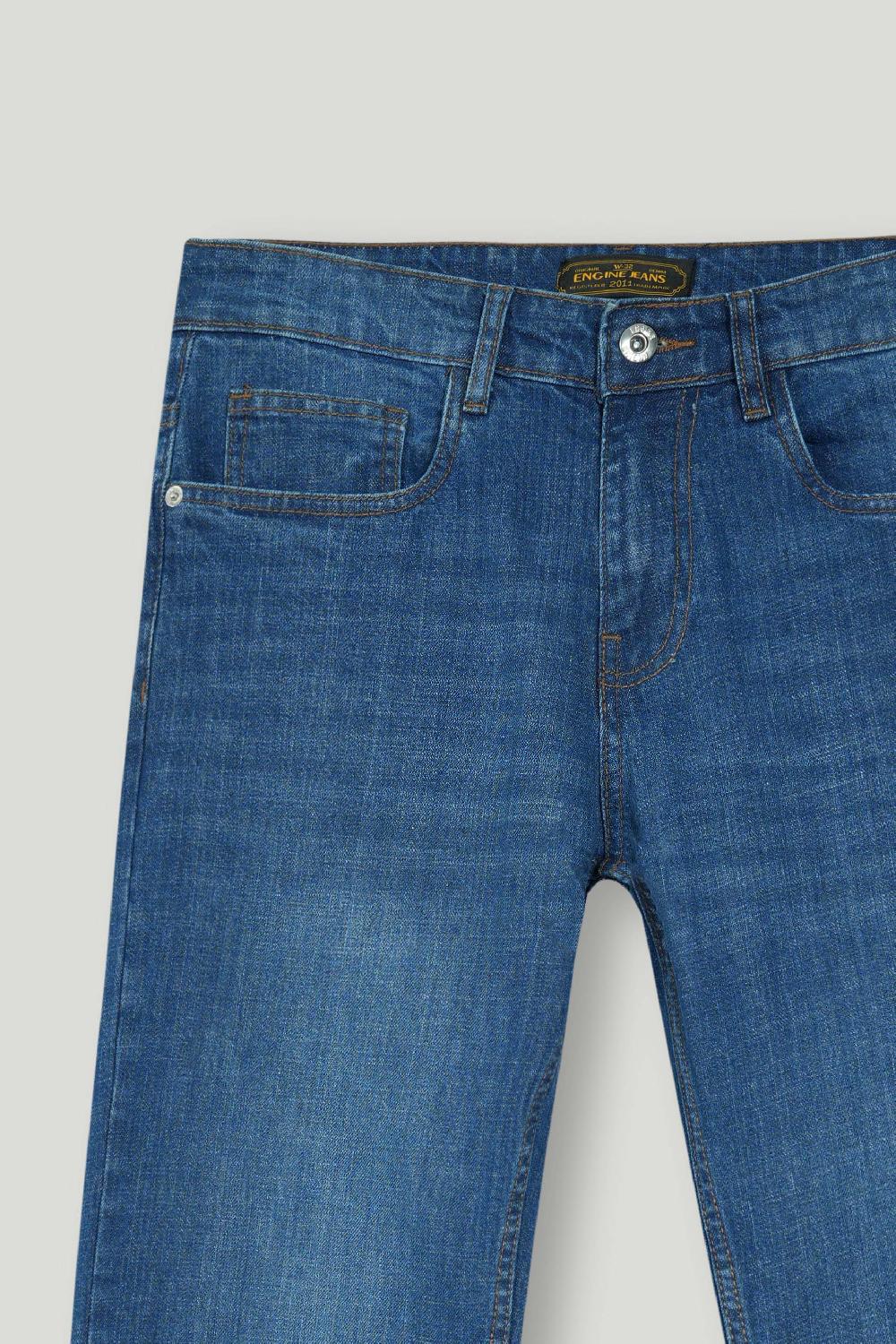 Engine Men Regular Fit Denim FD5078-030-BLU